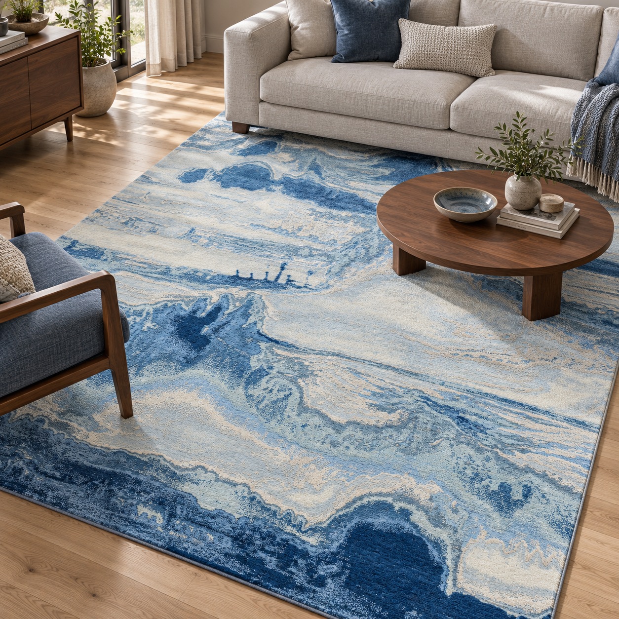 WATER/WAVE — JS Collection rug